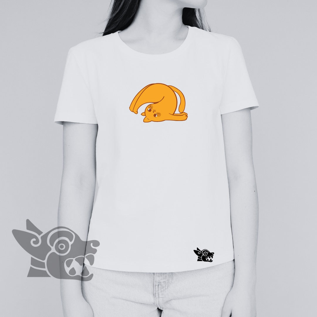 Playera "Gato Yoga"