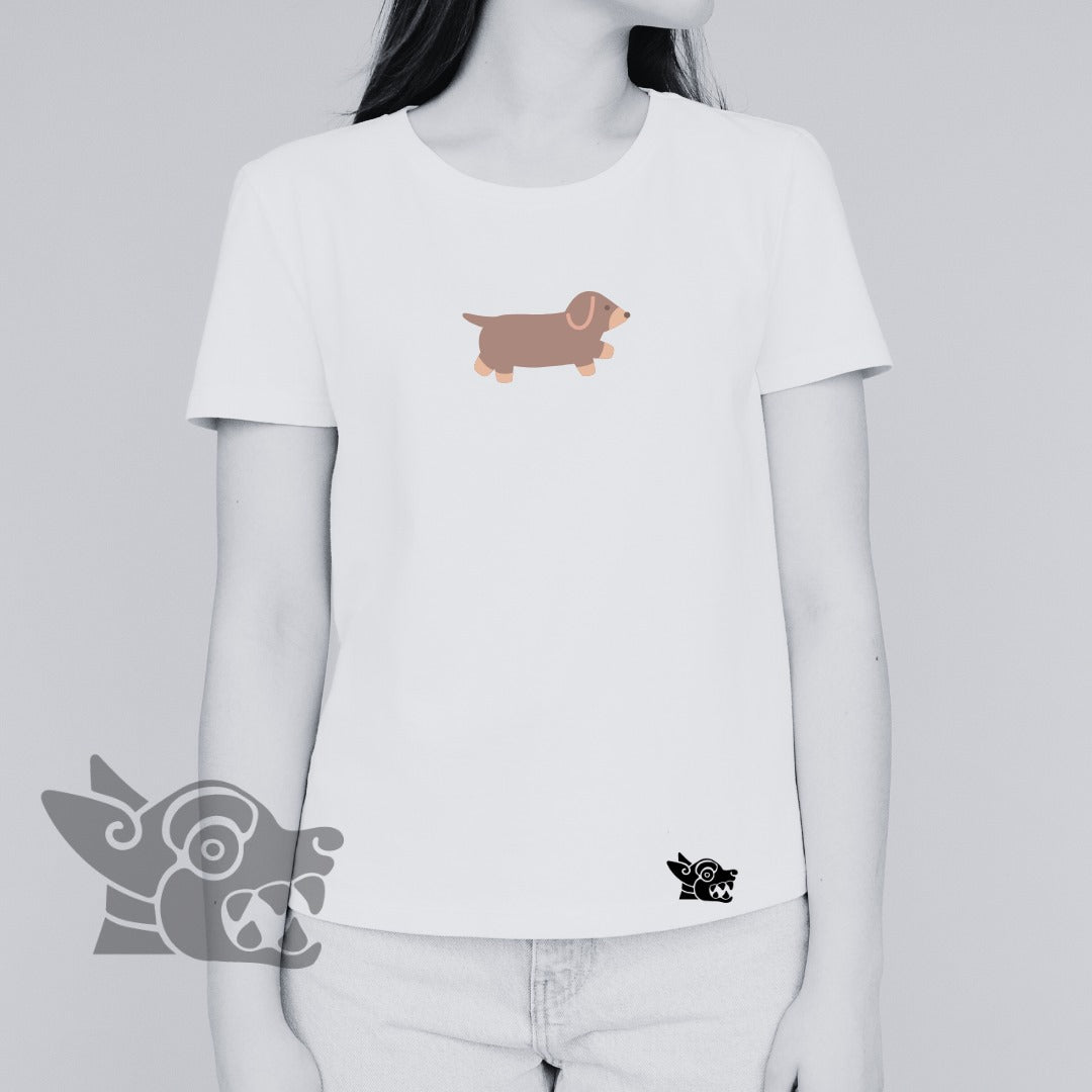 Playera "Perro Salchicha Gordo Bachicha"